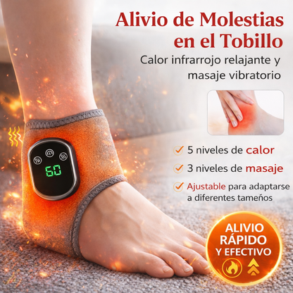 Tobillera térmica masajeadora
