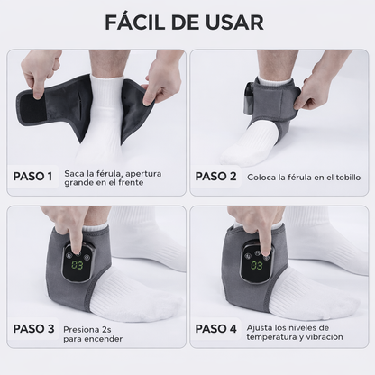 Tobillera térmica masajeadora